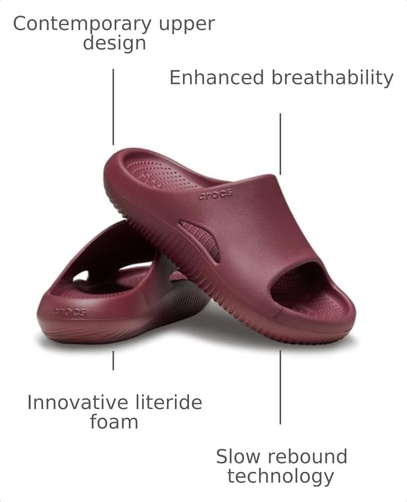 image:imageCrocs Unisex Adult Mellow Recovery SlidesBeetroot