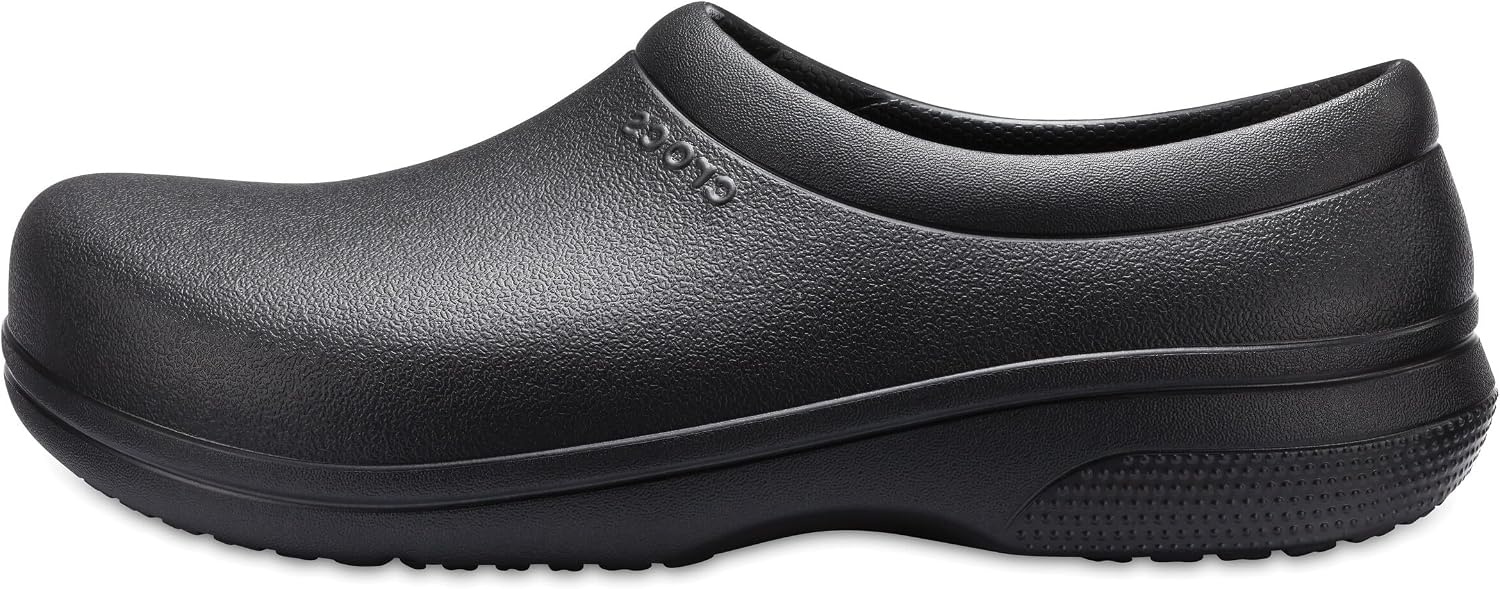 image:imageCrocs Unisex On The Clock Clog Slip Resistant Shoes for Women and MenBlack