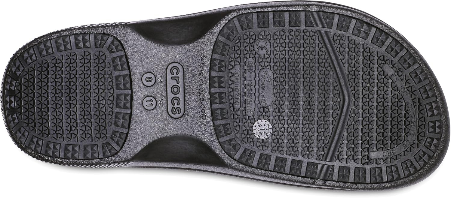 image:imageCrocs Unisex On The Clock Clog Slip Resistant Shoes for Women and MenBlack
