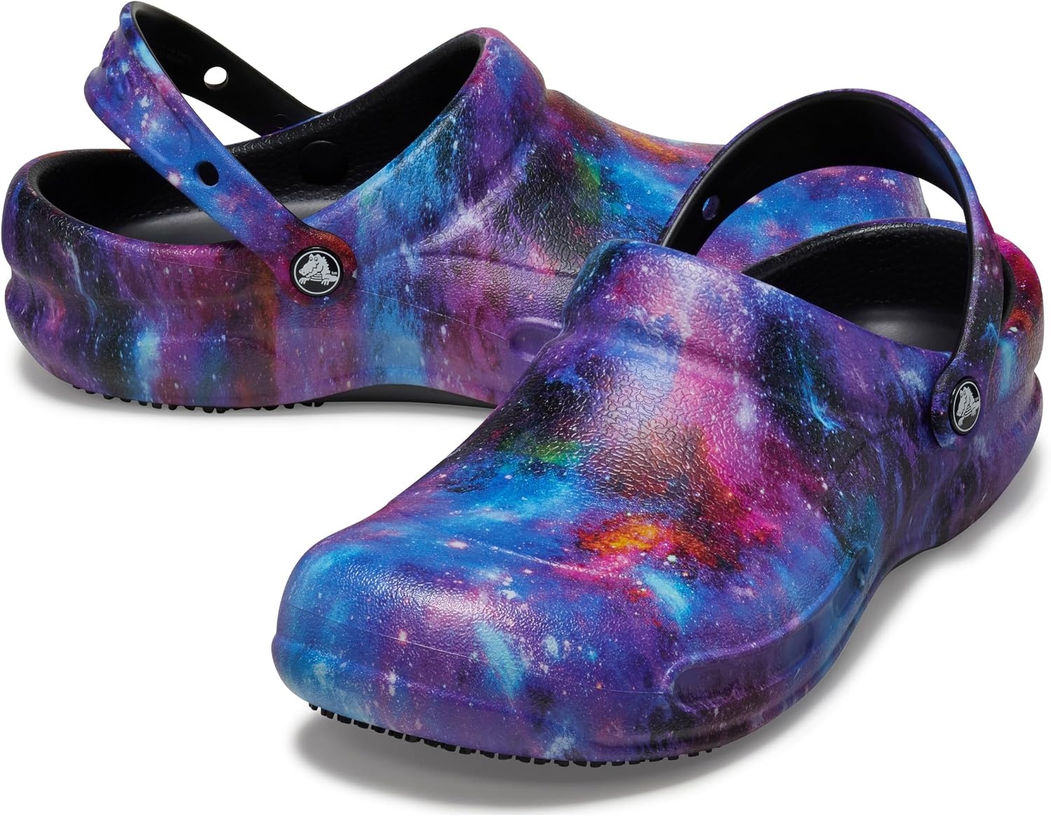 image:imageCrocs UnisexAdult Bistro Graphic Clogs Slip Resistant Work ShoesBlackBlack
