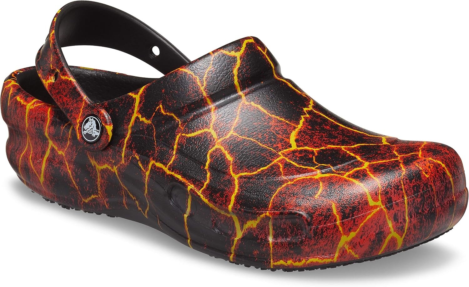 image:imageCrocs UnisexAdult Bistro Graphic Clogs Slip Resistant Work ShoesHot Lava Print