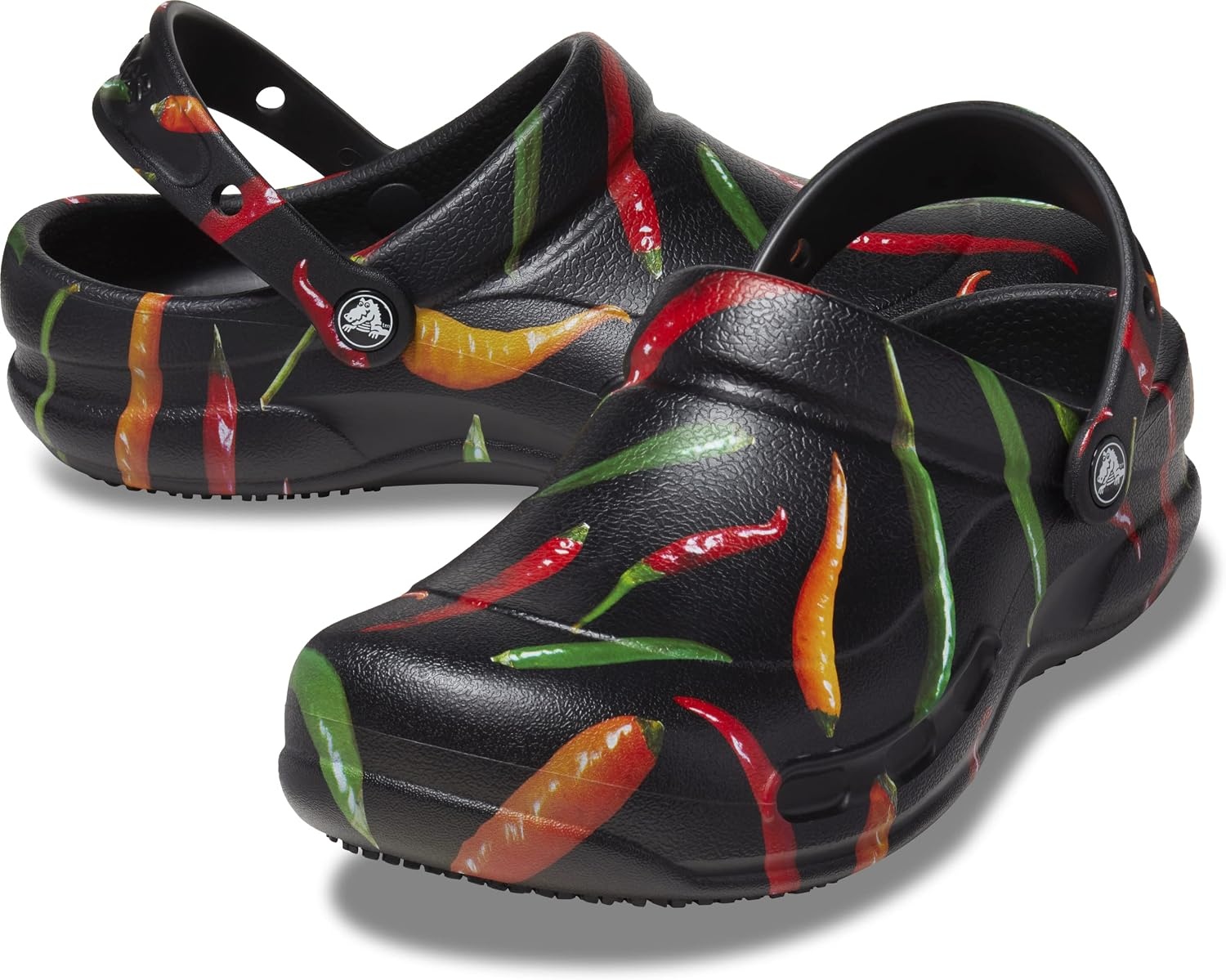 image:imageCrocs UnisexAdult Bistro Graphic Clogs Slip Resistant Work ShoesPepperBlack