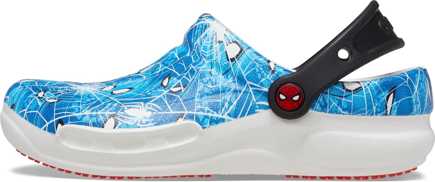 image:imageCrocs UnisexAdult Bistro Graphic Clogs Slip Resistant Work ShoesSpiderman