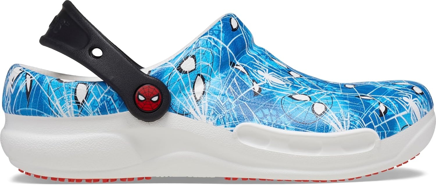 image:imageCrocs UnisexAdult Bistro Graphic Clogs Slip Resistant Work ShoesSpiderman