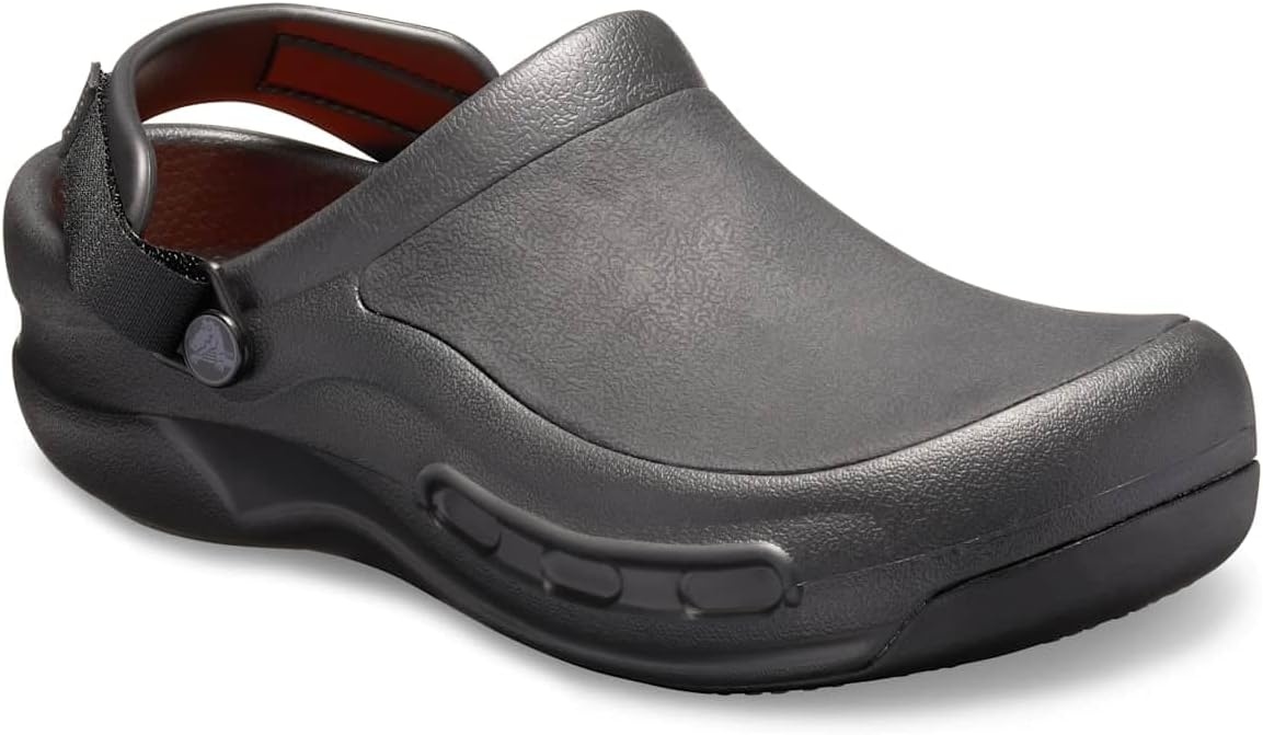 image:imageCrocs UnisexAdult Bistro Pro LiteRide Clogs Enclosed Toe Slip ResistantBlack