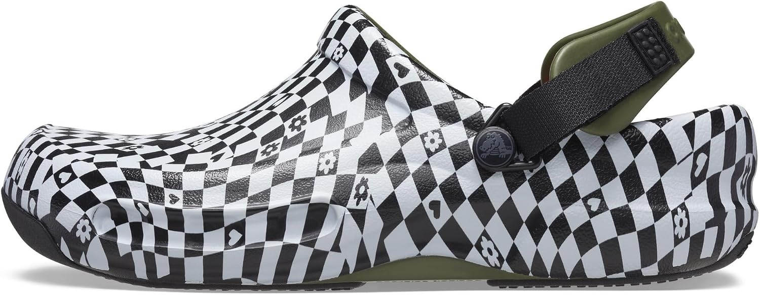 image:imageCrocs UnisexAdult Bistro Pro LiteRide Clogs Enclosed Toe Slip ResistantBlackWhite