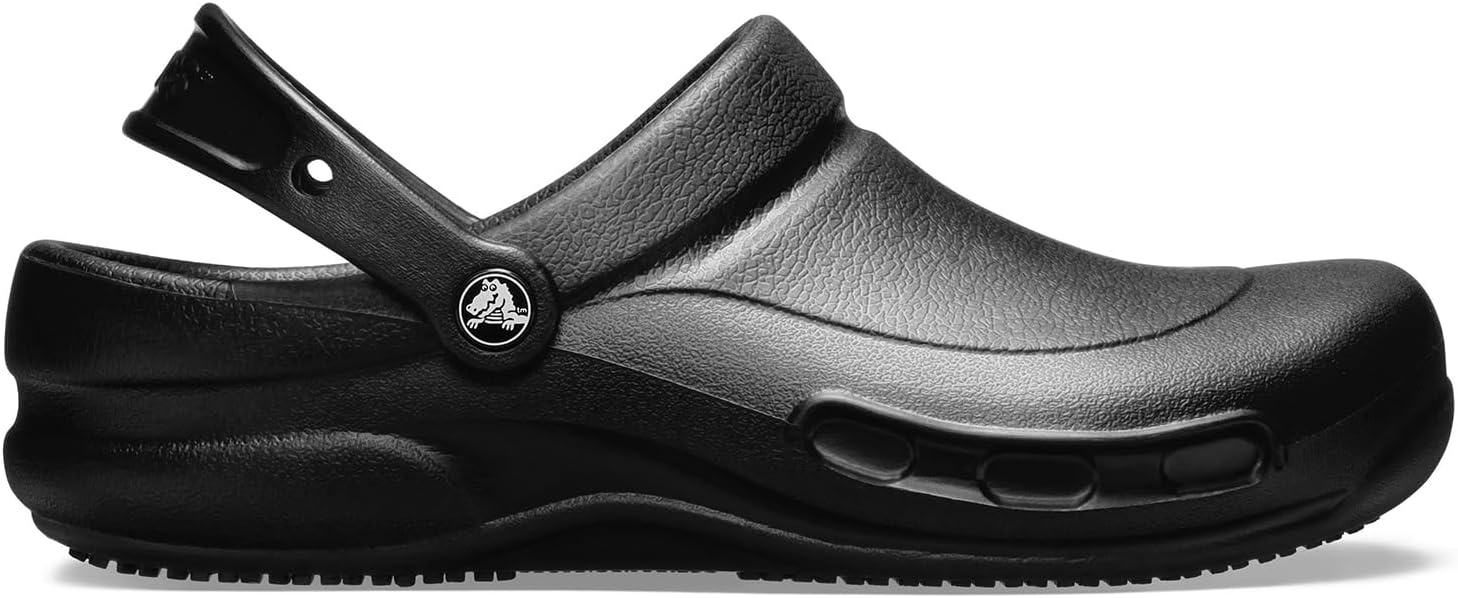 image:imageCrocs UnisexAdult Bistro Work Clogs Enclosed Toe Slip Resistant ShoesBlack