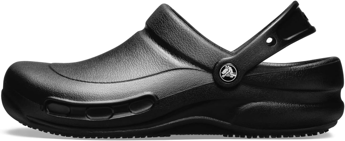 image:imageCrocs UnisexAdult Bistro Work Clogs Enclosed Toe Slip Resistant ShoesBlack