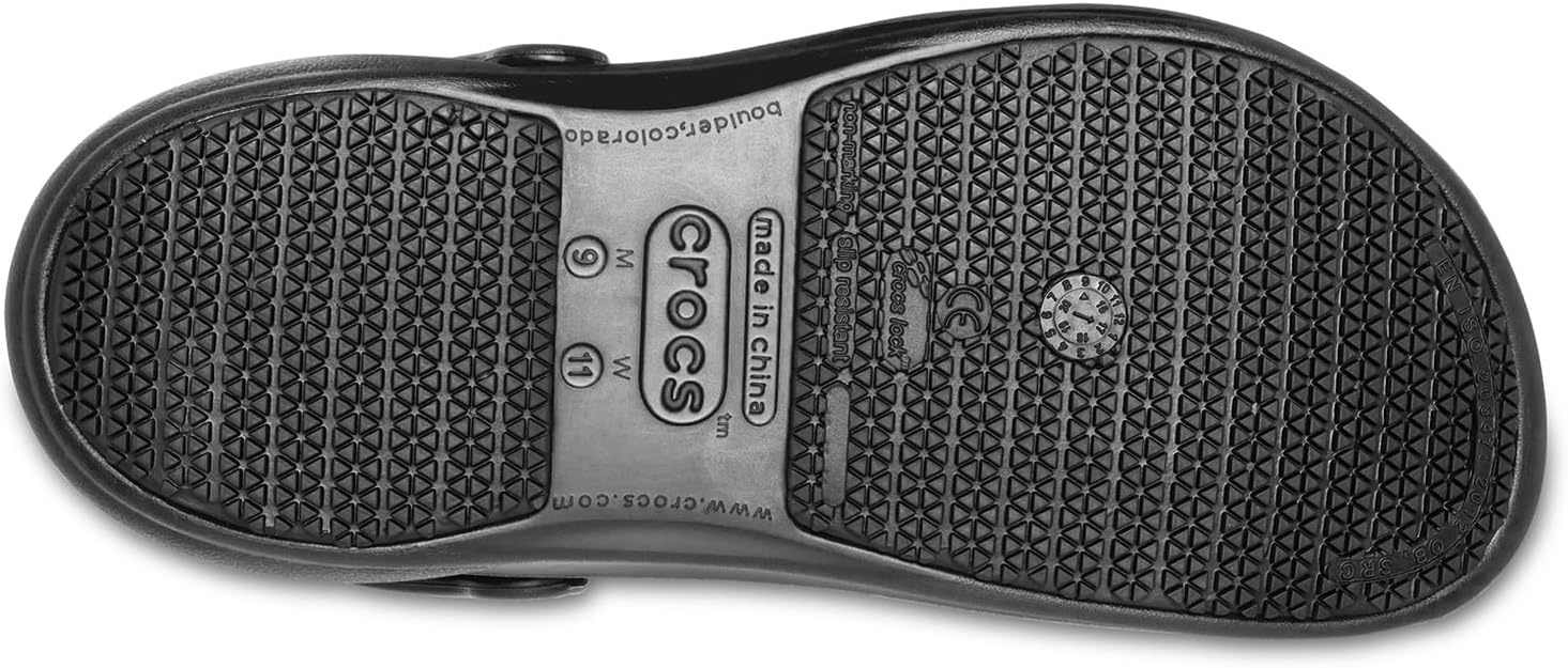 image:imageCrocs UnisexAdult Bistro Work Clogs Enclosed Toe Slip Resistant ShoesBlack