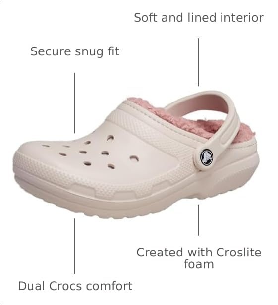 image:imageCrocs UnisexAdult Classic Lined ClogQuartz