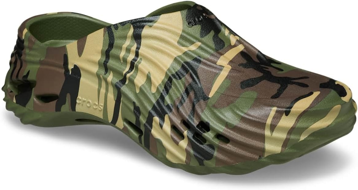 image:imageCrocs UnisexAdult Echo Wave ClogsArmy GreenMulti