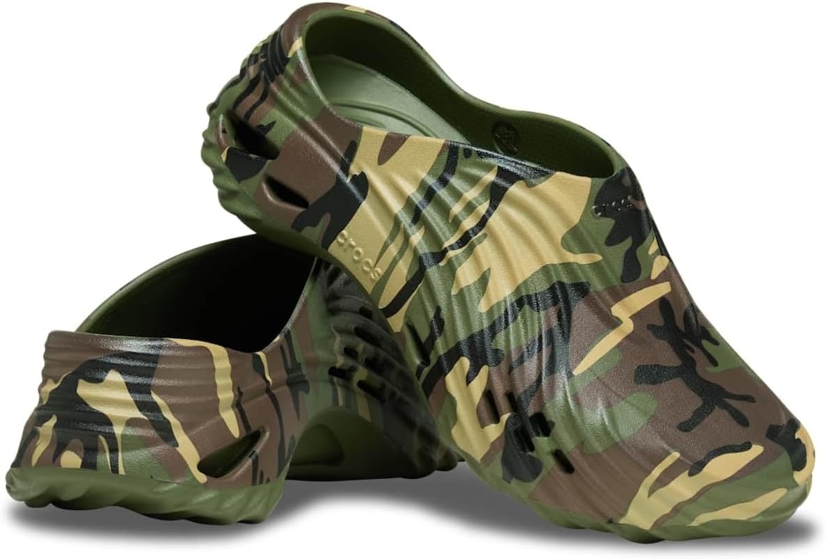 image:imageCrocs UnisexAdult Echo Wave ClogsArmy GreenMulti