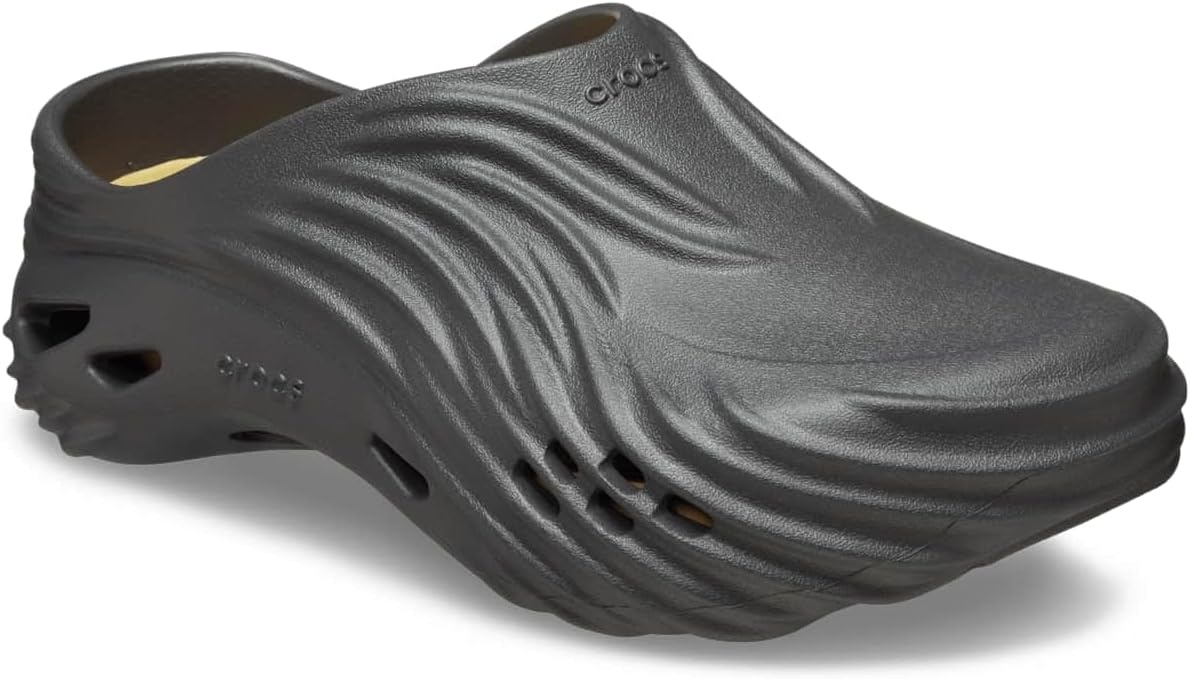 image:imageCrocs UnisexAdult Echo Wave ClogsBlack