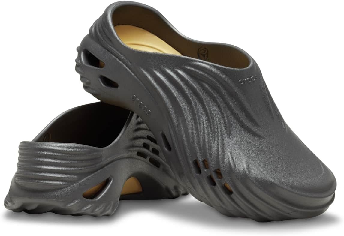 image:imageCrocs UnisexAdult Echo Wave ClogsBlack