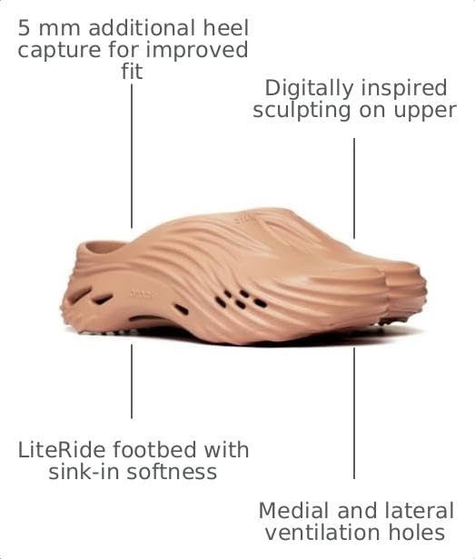 image:imageCrocs UnisexAdult Echo Wave ClogsCorkKiwi