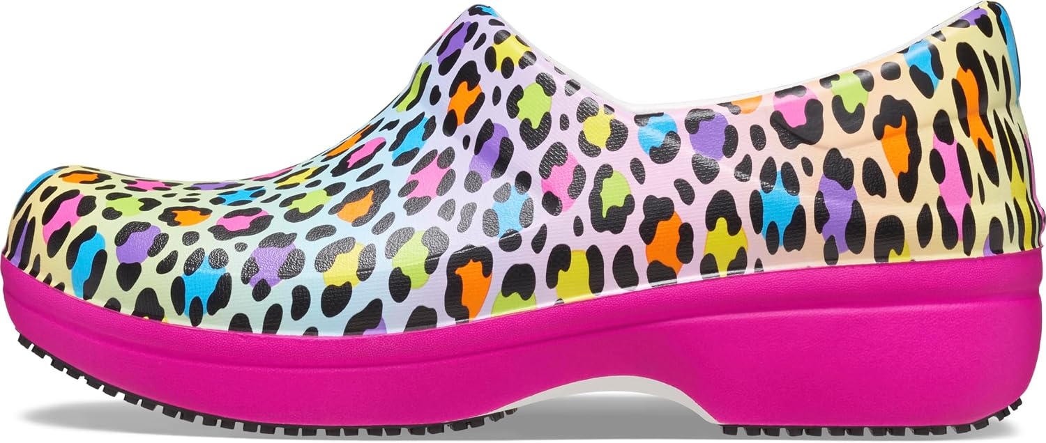 image:imageCrocs Womens Neria Pro II Work Clogs Enclosed Toe Slip Resistant ShoesMulti