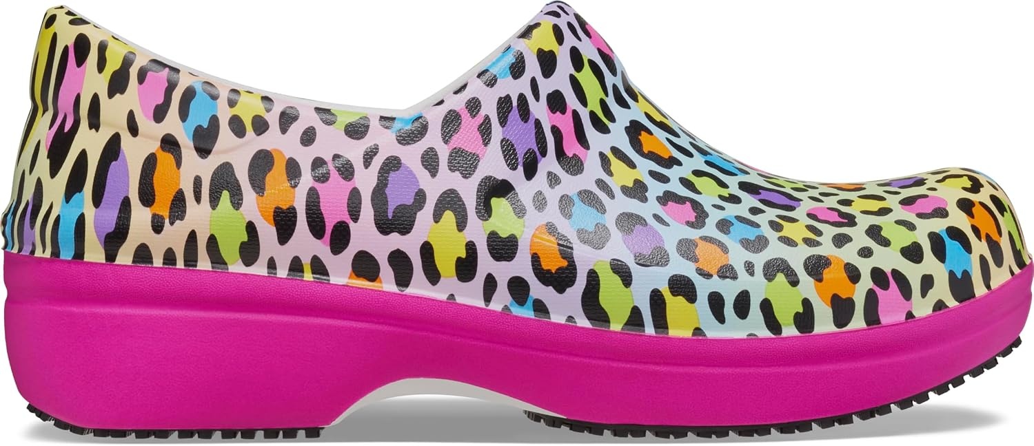 image:imageCrocs Womens Neria Pro II Work Clogs Enclosed Toe Slip Resistant ShoesMulti