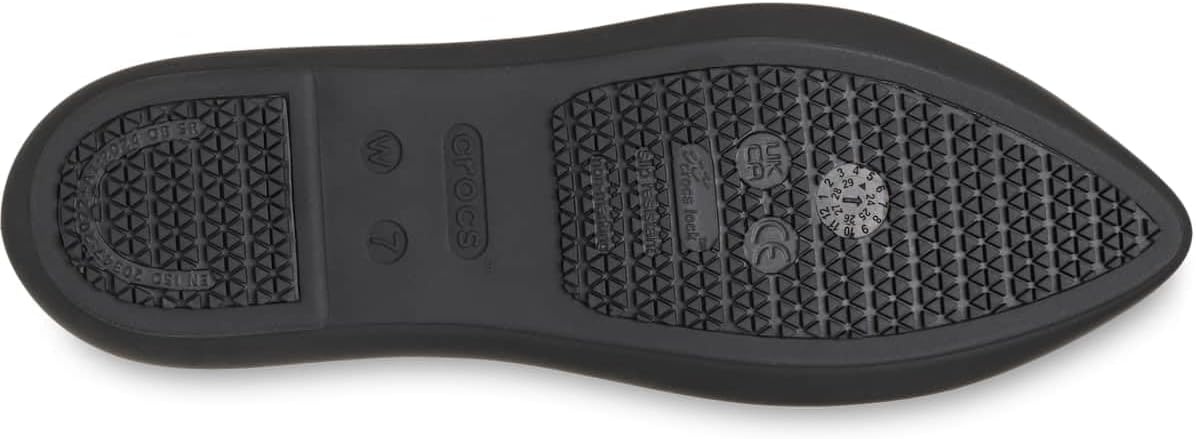 image:imageCrocs Womens On The Clock Work FlatsBlack
