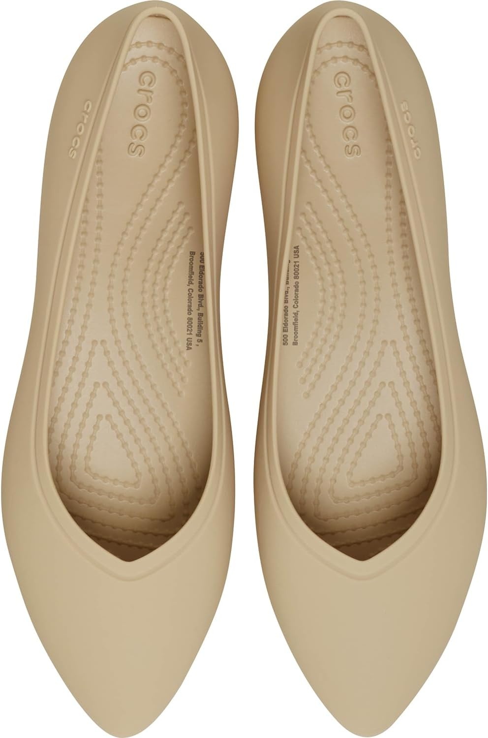 image:imageCrocs Womens On The Clock Work FlatsBrown