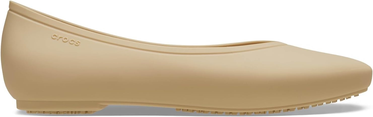 image:imageCrocs Womens On The Clock Work FlatsBrown