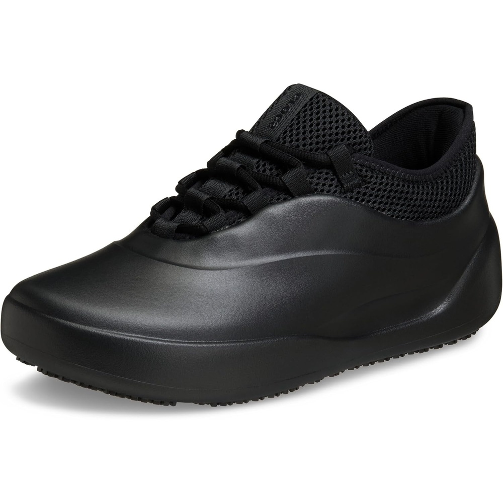 image:imageCrocs Mens Bistro No Hands Work Sneaker Enclosed Toe Slip ResistantBlack