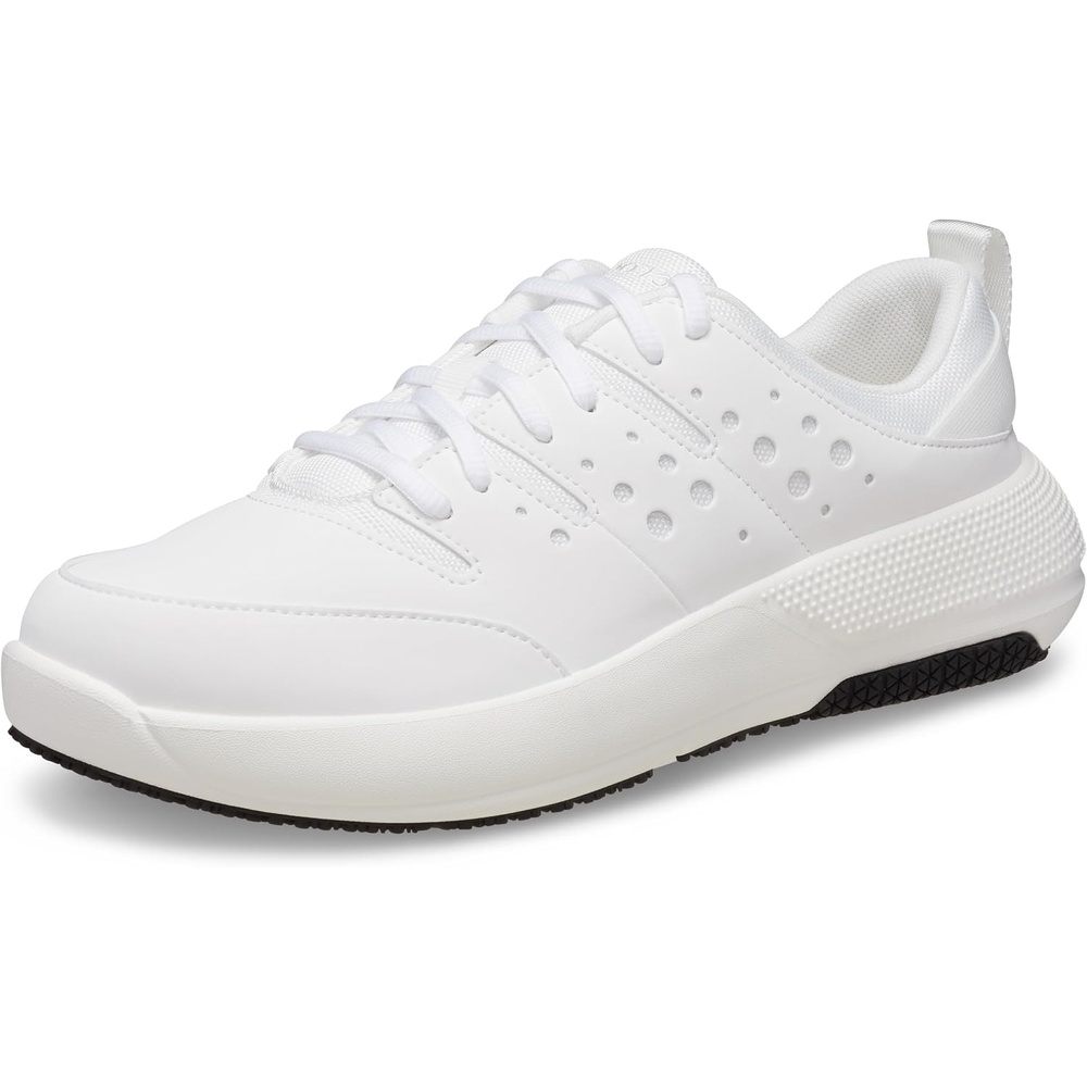 image:imageCrocs Mens On The Clock Work SneakersWhiteWhite