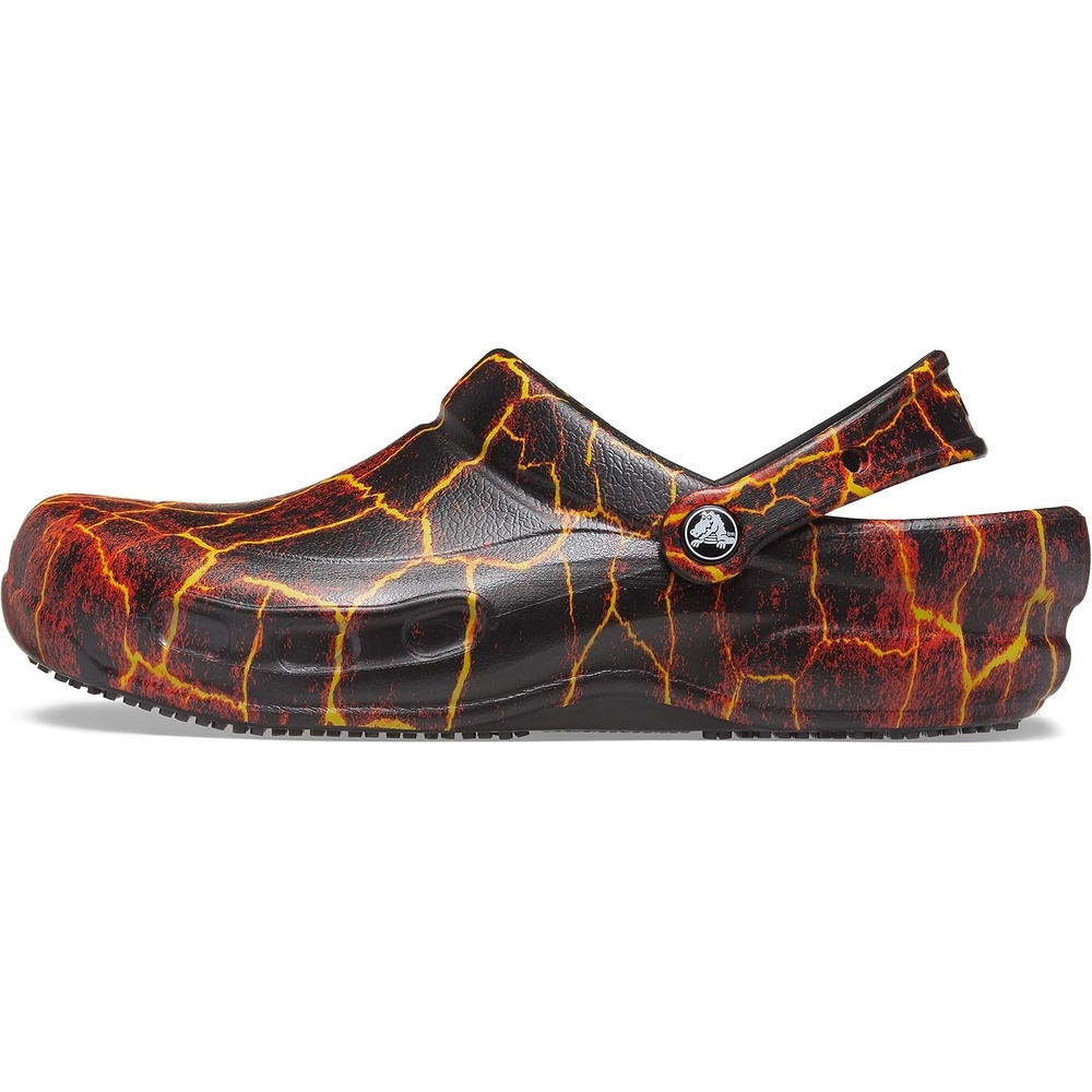 image:imageCrocs UnisexAdult Bistro Graphic Clogs Slip Resistant Work ShoesHot Lava Print