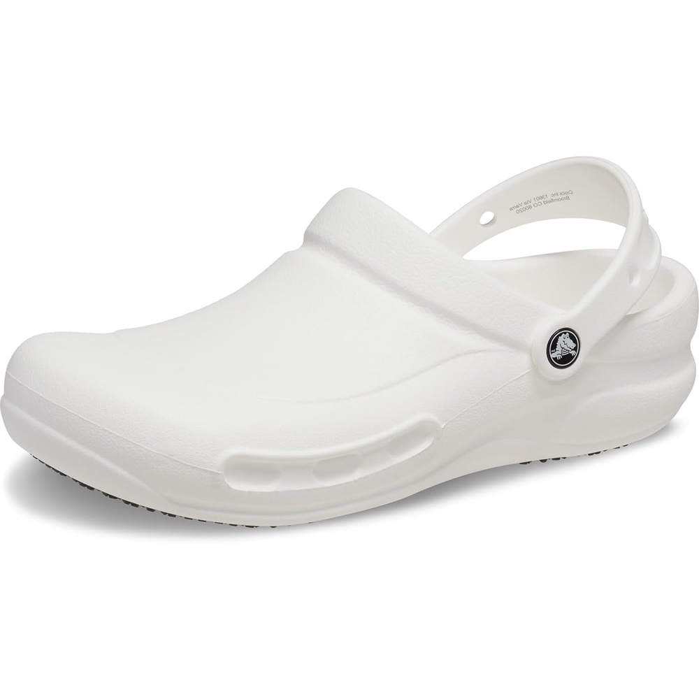 image:imageCrocs UnisexAdult Bistro Work Clogs Enclosed Toe Slip Resistant ShoesWhite