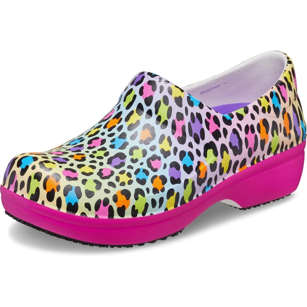 image:imageCrocs Womens Neria Pro II Work Clogs Enclosed Toe Slip Resistant ShoesMulti