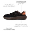 Crocs Men’s On The Clock Work Sneakers(Black/Coffee)