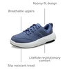 Crocs Men’s On The Clock Work Sneakers(Storm/Bijou Blue)