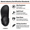 Crocs Unisex Adult Specialist II Work Clogs, Enclosed Toe, Slip Resistant(Black)