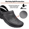 Crocs Unisex Adult Specialist II Work Clogs, Enclosed Toe, Slip Resistant(White)