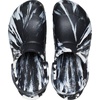 Crocs Unisex-Adult Bistro Graphic Clogs, Slip Resistant Work Shoes(Black/White)