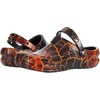 Crocs Unisex-Adult Bistro Graphic Clogs, Slip Resistant Work Shoes(Hot Lava Print)