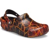 Crocs Unisex-Adult Bistro Graphic Clogs, Slip Resistant Work Shoes(Hot Lava Print)