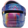 Crocs Unisex-Adult Bistro Graphic Clogs, Slip Resistant Work Shoes(Tie Dye/Navy)