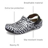 Crocs Unisex-Adult Bistro Pro LiteRide Clogs, Enclosed Toe, Slip Resistant(Black/White)