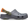 Crocs Unisex-Adult Classic All Terrain Clogs(Slate Grey/Multi)