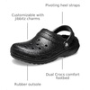 Crocs Unisex-Adult Classic Lined Clog(Black)