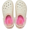 Crocs Unisex-Adult Classic Lined Clog(Bone/Color Dip)