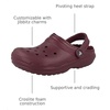 Crocs Unisex-Adult Classic Lined Clog(Garnet)