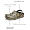 Crocs Unisex-Adult Classic Lined Clog(Khaki/Multi)