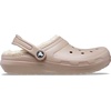 Crocs Unisex-Adult Classic Lined Clog(Mushroom/Bone)