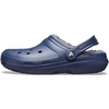 Crocs Unisex-Adult Classic Lined Clog(Navy/Charcoal)
