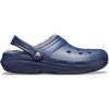 Crocs Unisex-Adult Classic Lined Clog(Navy/Charcoal)