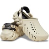 Crocs Unisex-Adult Echo Clog(Bone/Black)