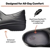 Crocs Women’s Neria Pro II Work Clogs, Enclosed Toe, Slip Resistant Shoes(Black)