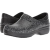 Crocs Women’s Neria Pro II Work Clogs, Enclosed Toe, Slip Resistant Shoes(Black/Dots)