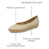 Crocs Women’s On The Clock Work Flats(Chai)